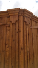 Board on Board w/ Dbl Trim, Topcap, Corbell & Decorative Trim