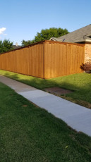 Board on Board w/ Dbl Trim, Top Cap, Curved Trim